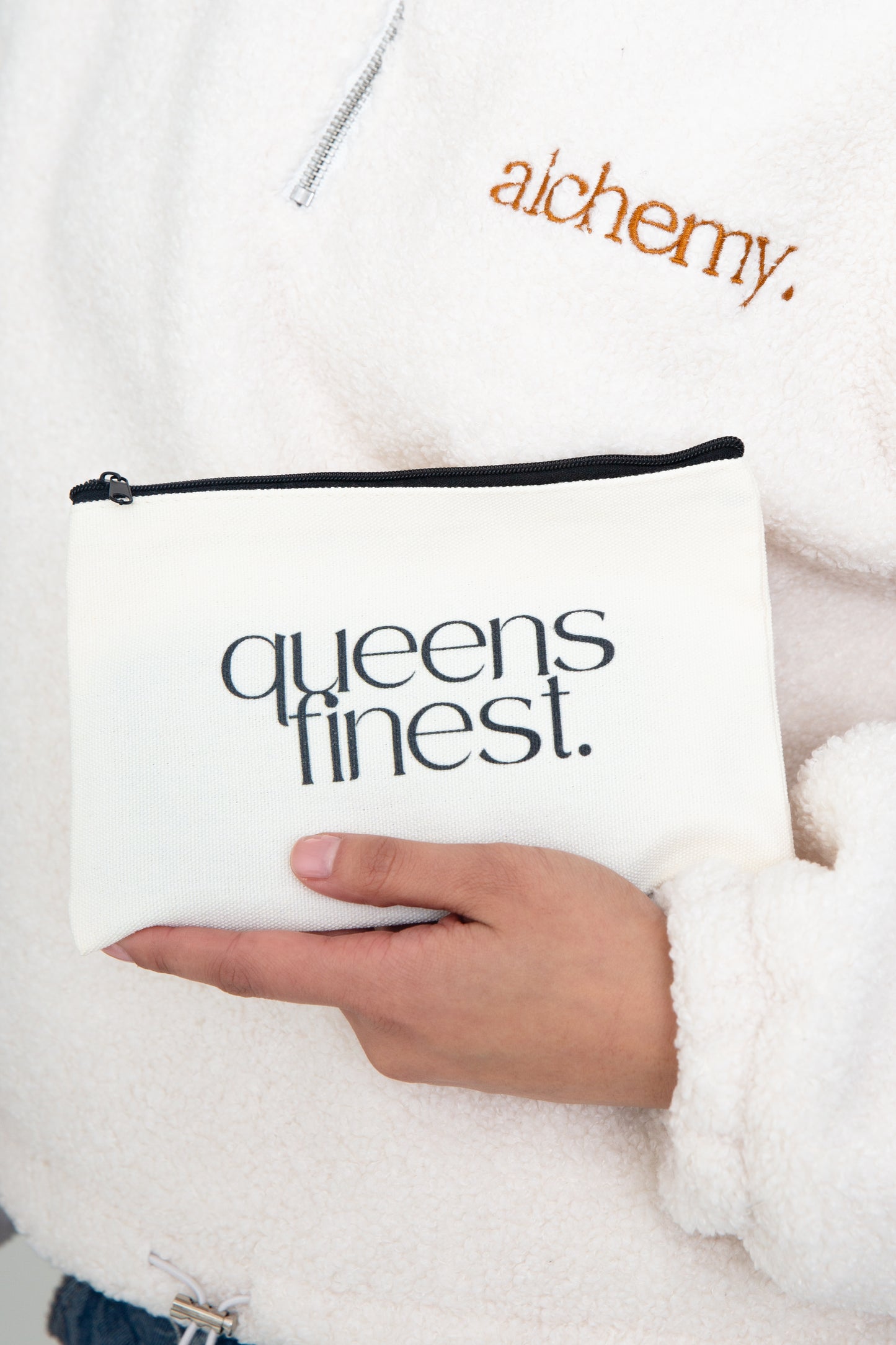 Queens Finest™ Canvas Zipper Pouch