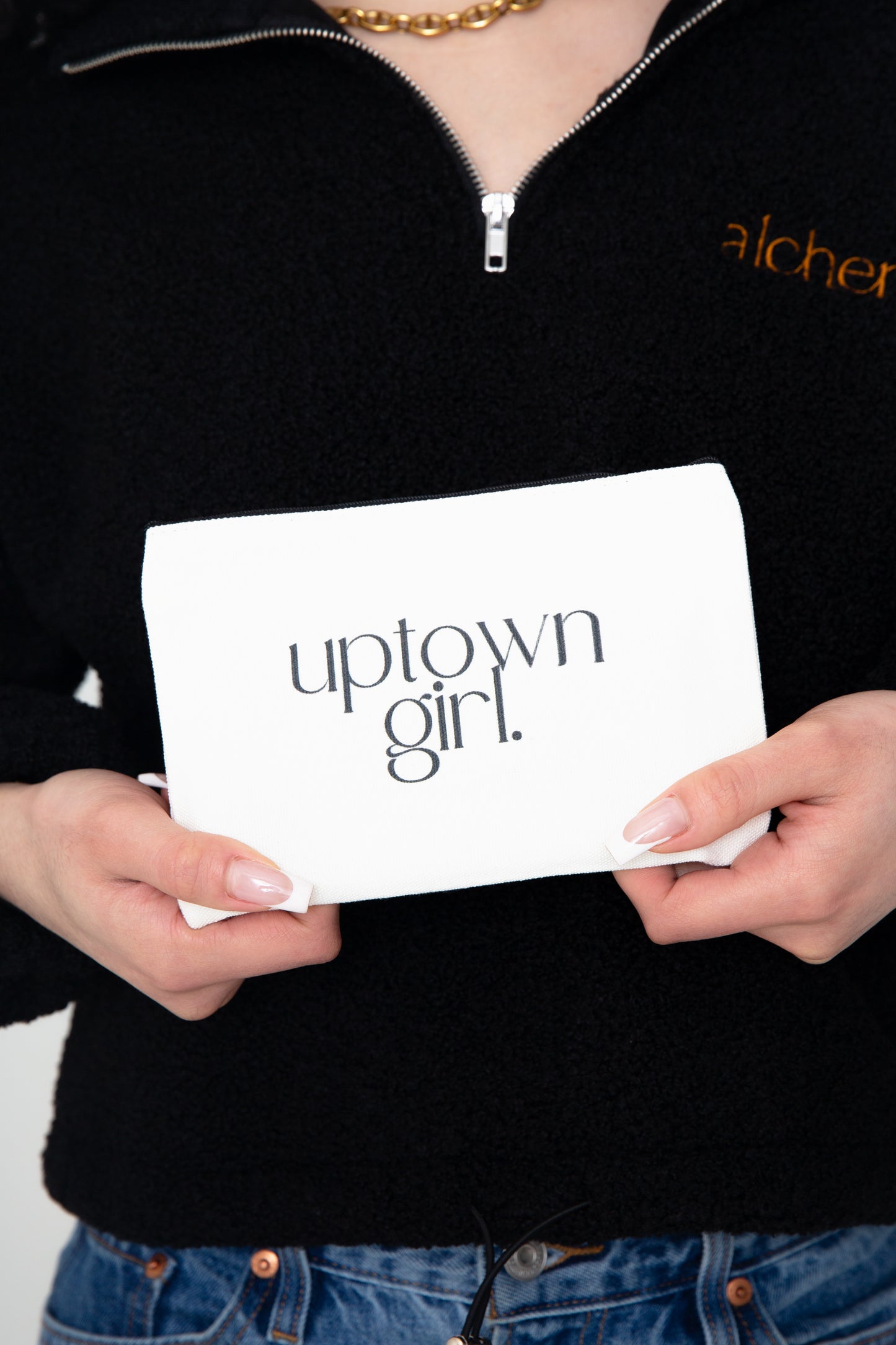 Uptown Girl™ Canvas Zipper Pouch