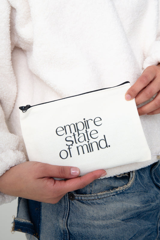 Empire State of Mind™ Canvas Zipper Pouch