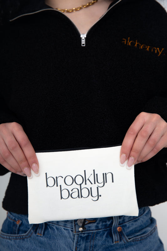 Brooklyn Baby™ Canvas Zipper Pouch