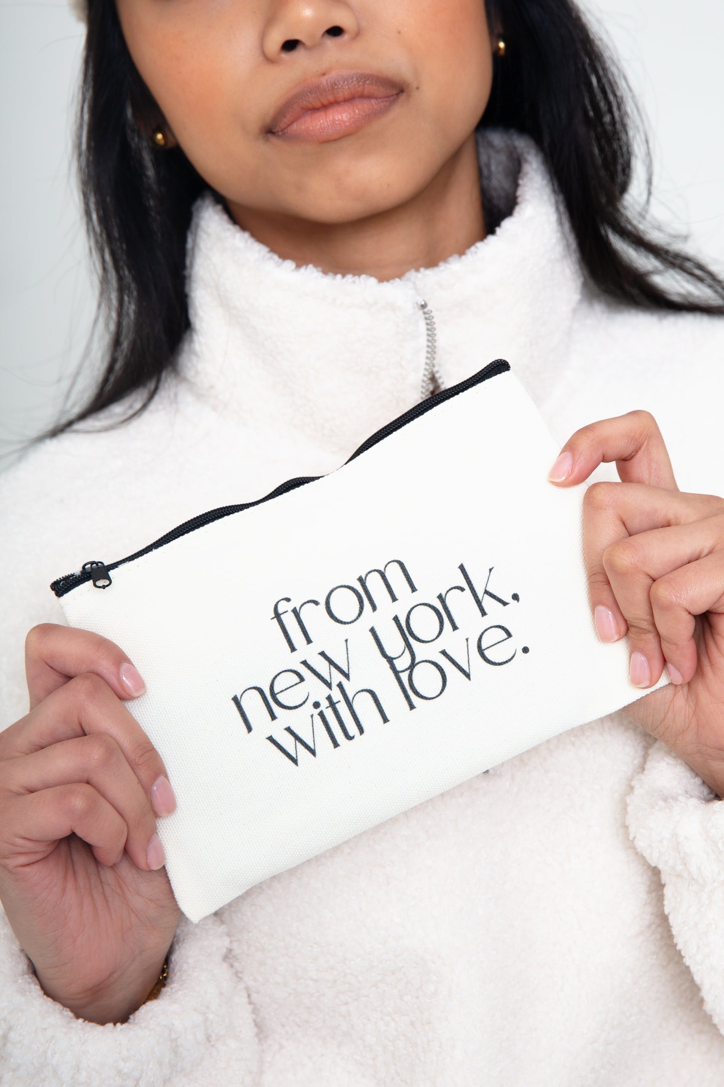 From New York with Love™ Canvas Zipper Pouch