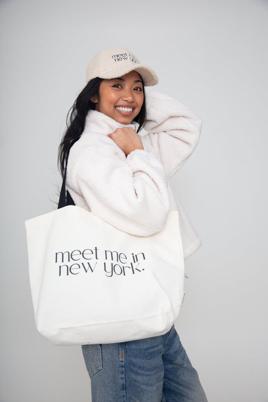 Meet Me in New York™ 16 oz Canvas Tote Bag