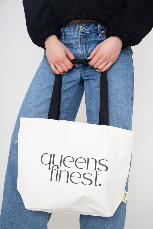 Queens Finest™ 16 oz Canvas Tote Bag