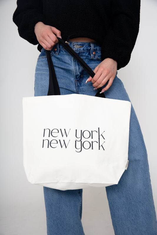 New York New York™ 16 oz Canvas Tote Bag
